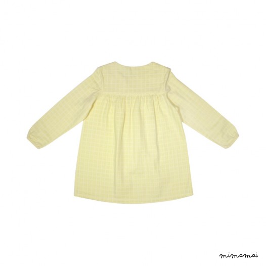 Robe en lange jaune L&eacute;opoldine
