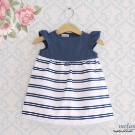 Baby girl dress and diaper cover set