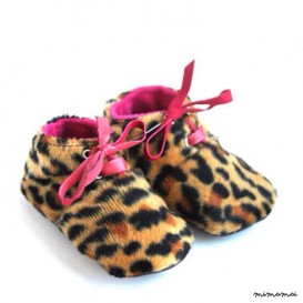 3-6 months Slippers / Baby Shoes Lamb Leather