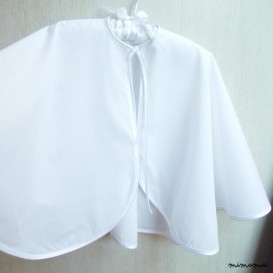 Natural christening cape