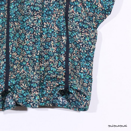 Suspenders Shirt floral green