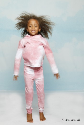 Rhombus Hoodie Blush