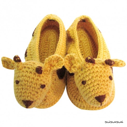 Crochet Giraffe Booties
