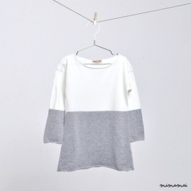 Pull "Viola" Latte / Nebbia