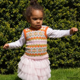 Girl sleeveless jumper