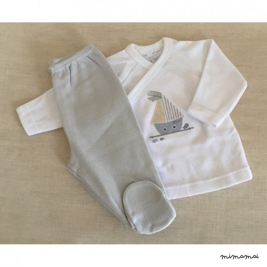 Conjunto cruzado con polaina Mediterr&aacute;neo