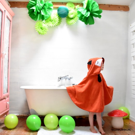 Cape de bain Little mr Fox