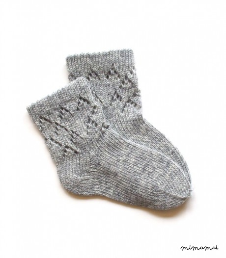 Babies/Children's knitted lambswool Lace Socks/stockings