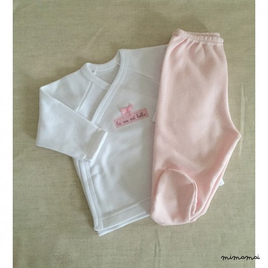 Conjunto cruzado con polaina La vie est belle