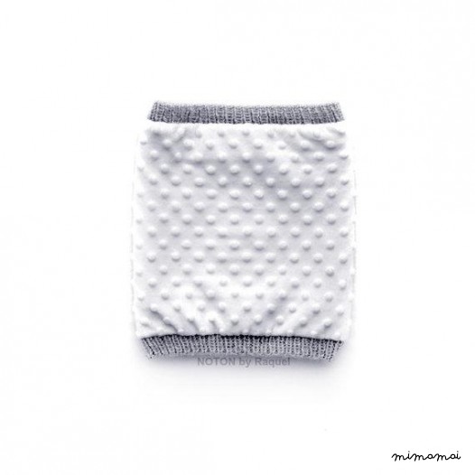 Bambini a maglia cappuccio, reversibile cappuccio sciarpa, sciarpa Minky