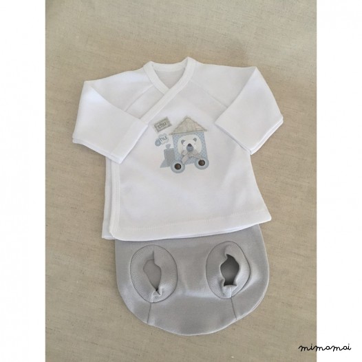 Conjunto cruzado con ranita Chu Chu
