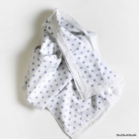 Ewald Blanket white and gray