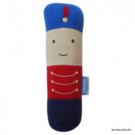 Soldier baby rattle