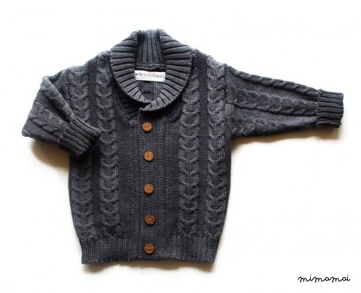 Babies/Children's/Toddler's Merino wool Shawl collar Cardigan/Jacket