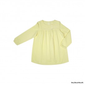 Robe en lange jaune L&eacute;opoldine