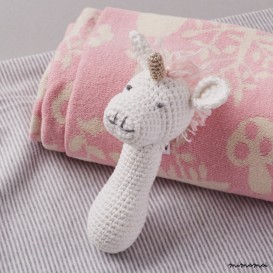 Crochet Unicorn Rattle