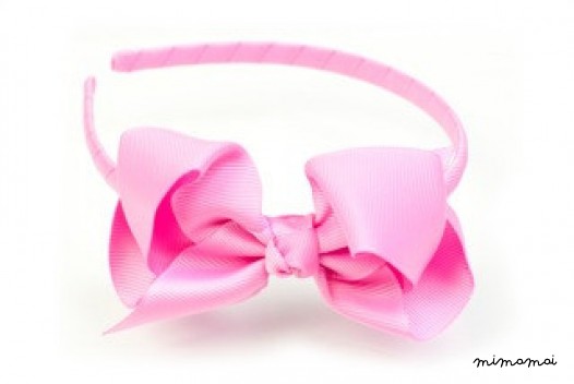 Bow Headband Pink