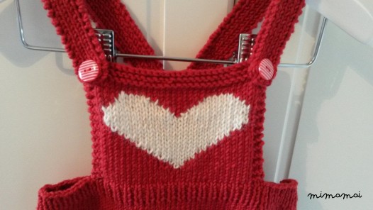 Baby romper, baby sunsuit, knitted heart, baby onesie, baby shower gift