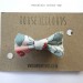Liberty Fabric Bow Hair Clip - Porcelain
