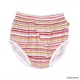 Juniper Nappy Cover Red Stripe