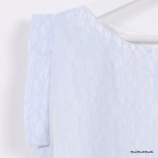 Flared Top pale blue
