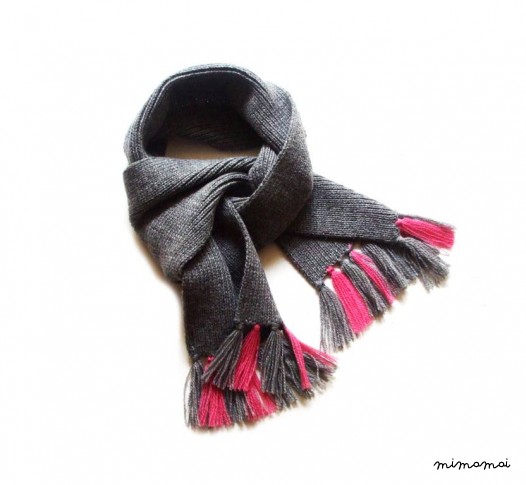 Babies/Children's Virgin wool scarf with Fringe/toddler scarf/fringe scarf/chunky scarf
