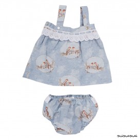 Infants Set of Summer Dresses Panties ,Baby Girl & Panties Set