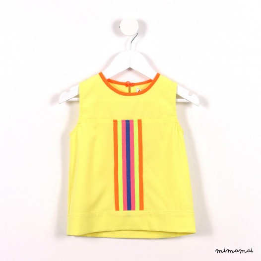 Neon Trims Top yellow
