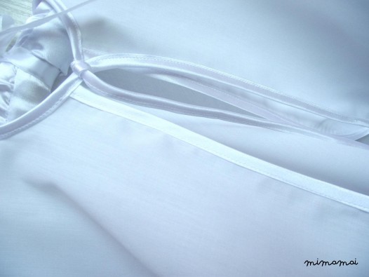 Natural christening cape