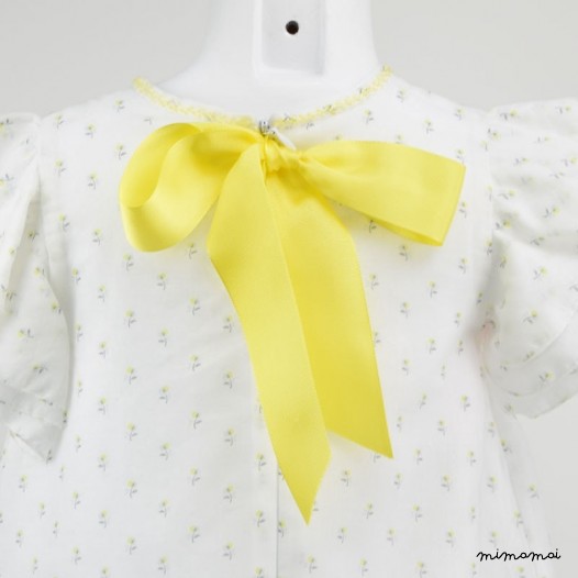 Girls Toddler Dress, Elegant Toddler Dress, Chic Clothing, White Dress, Floral Print dress