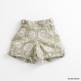 Green khaki shorts