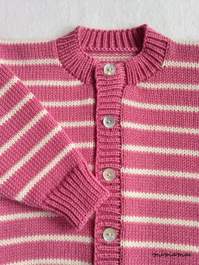 Baby Knitted Pink Cardigan