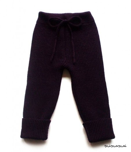 Babies/Children's/Toddlers knitted Virgin wool pants/trousers/longies/leggings
