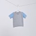 T Shirt Cannella Nebbia Celeste