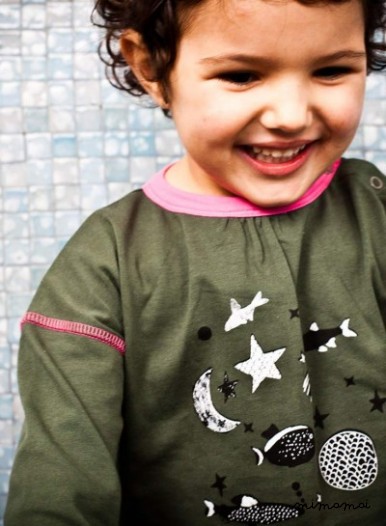 Dress plannet print ECO