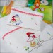 set 2 baby towels bath hand towel hand Red RIding Hood embroidered nursery bathroom