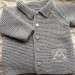 Jumper sweater with personalised letter