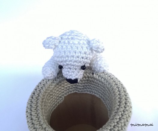 Crochet pen holder - Cute desk accessories - Amigurumi pencil holder - Cute office decor