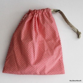 Nappy bag red