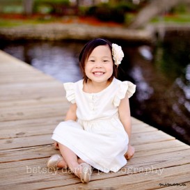 Swarovski Cream Dress for baby girls