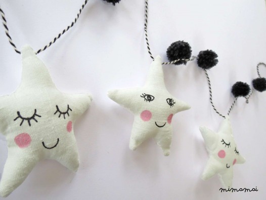 Monochrome Star Garland