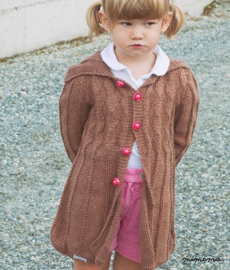 Sara Cable Knit Coat