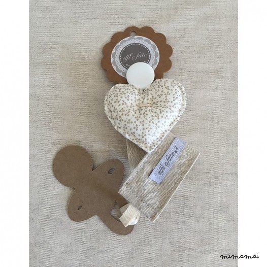 Porta chupetes Stich Cuore Dorado