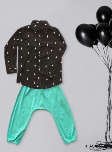 Indi pant turquoise ECO