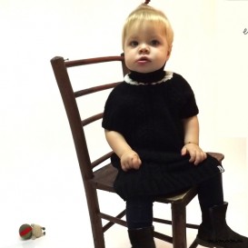 Vestito "Sottile linea bianca"