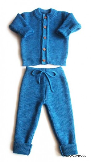 Babies/Children's/Toddlers knitted Virgin wool pants/trousers/longies/leggings