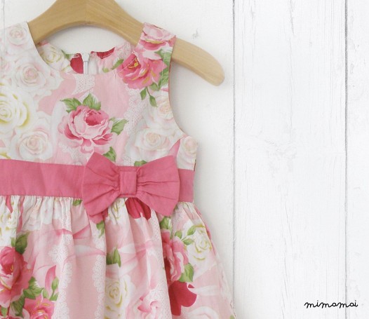 Summer Dress, Pink Floral dress for girls