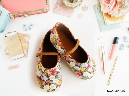 Green Floral Toddler Ballerina