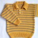 Childrens Knit Jumper/Baby Knitted Jumper/Mustard Knitted Jumper