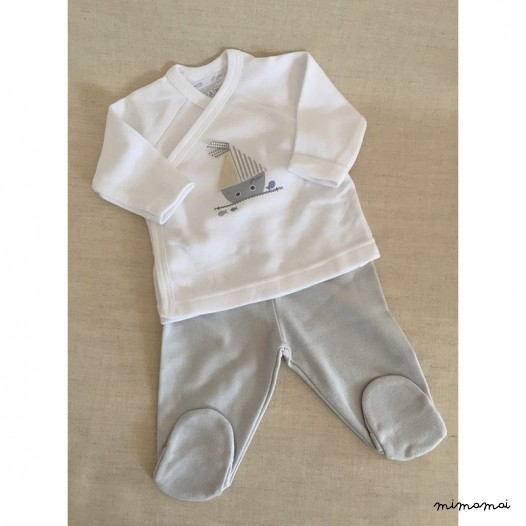 Conjunto cruzado con polaina Mediterr&aacute;neo